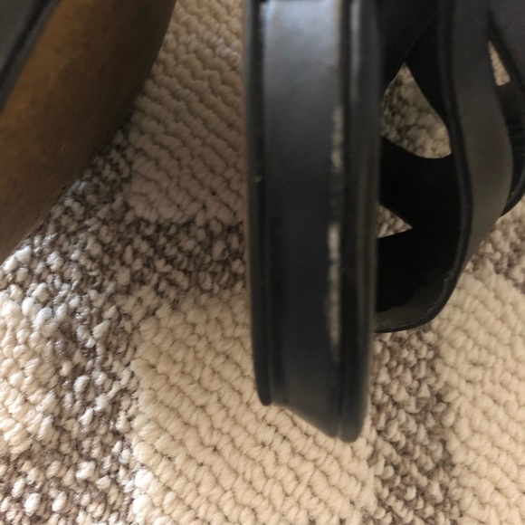 Franco sarto black leather caged heels - Picture 6 of 11